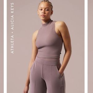 Athleta Keys Rib Crop Tank
